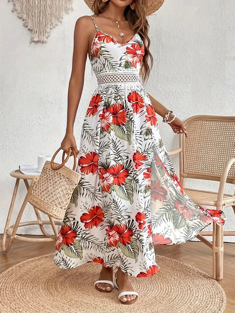 Women's Floral Midi Dress