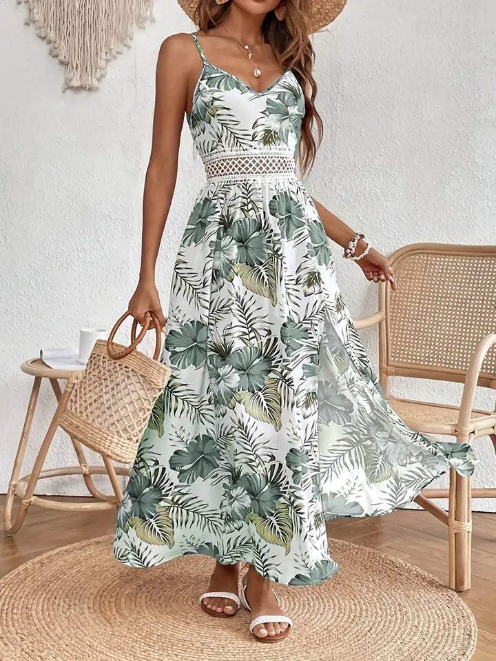 Women's Floral Maxi Dress Lightweight Summer - Mofora
