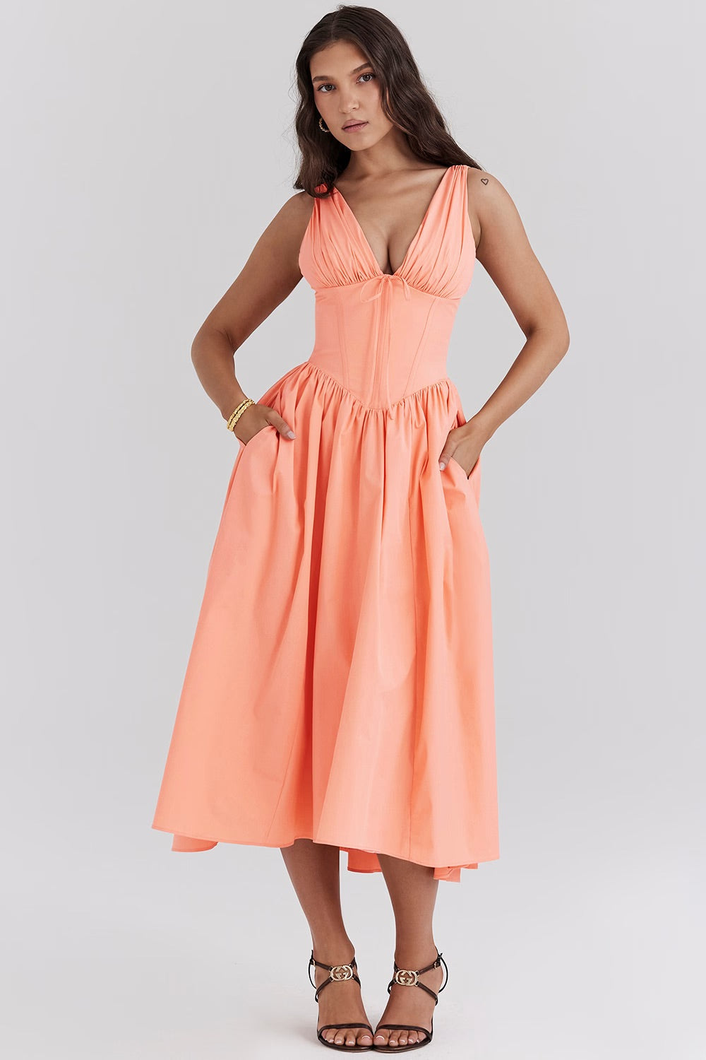 Women's Floral Wedding Guest Dress