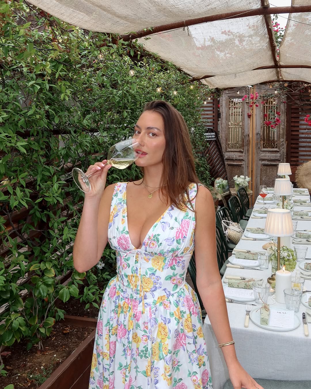 Women's Floral Wedding Guest Dress