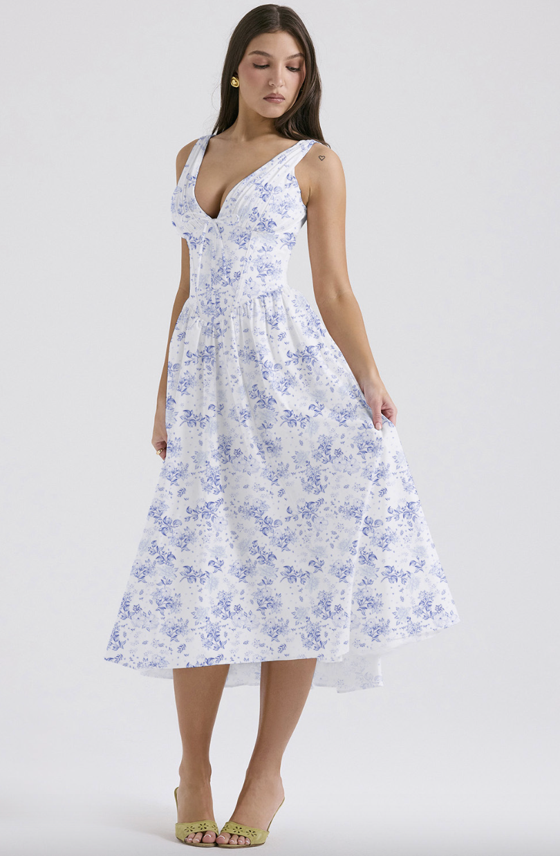 Women's Floral Wedding Guest Dress